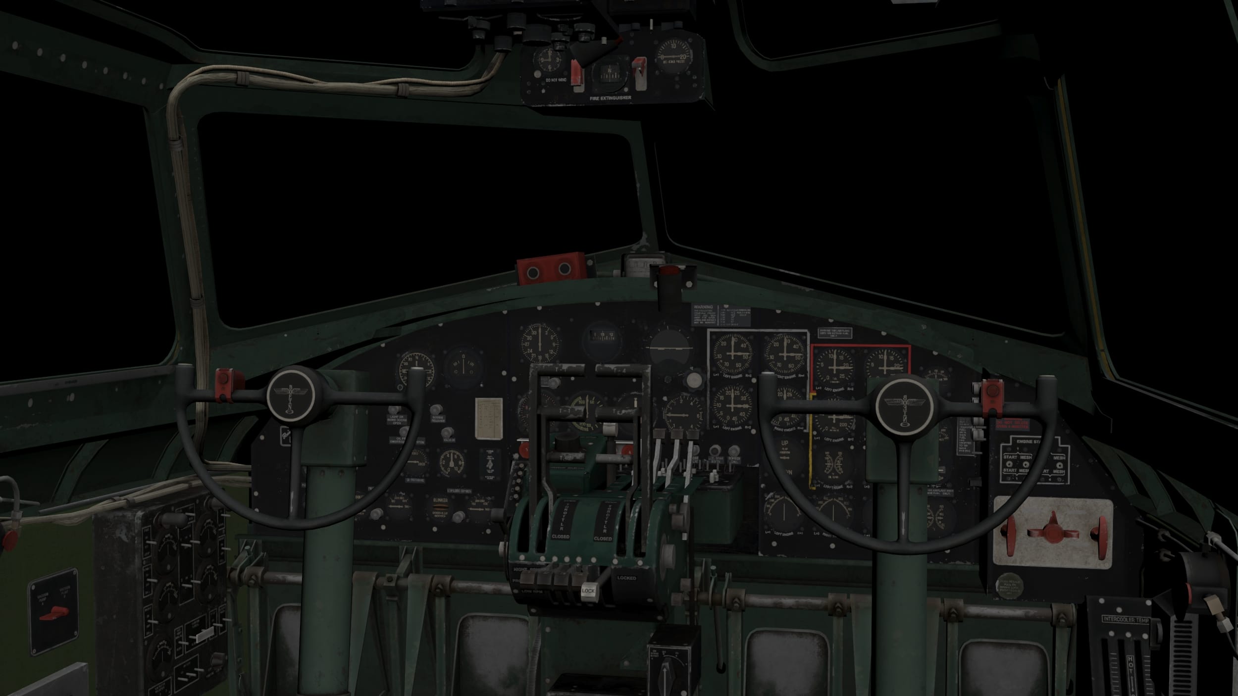 B-17 The Mighty 8th Redux - Cockpit